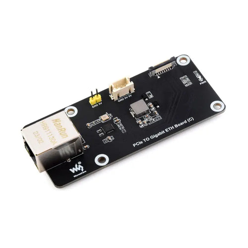 Waveshare PCIe からギガビット ETH ボード (C)、Raspberry Pi 5 用、Raspberry Pi OS をサポート、ドライバー不要、プラグ アンド プレイ アダプター