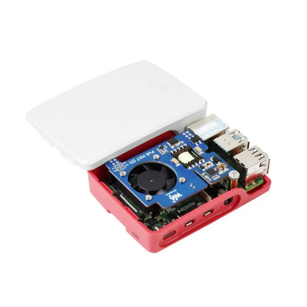 Waveshare Raspberry Pi 3B+ / 4B用 802.3af準拠PoE HAT（D） - RobotShop