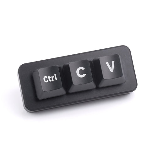 Waveshare プログラマブル 3-Key Ctrl C/V ショートカットキーボード (Plus仕様)