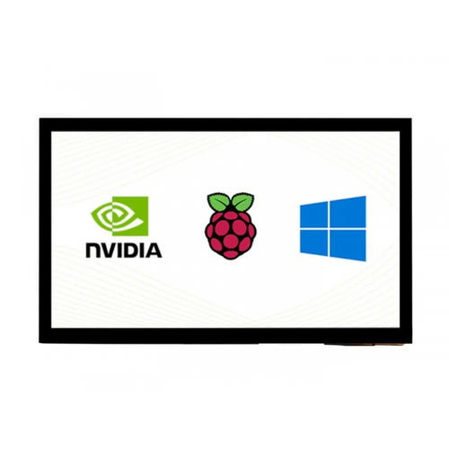 Waveshare 10.1インチ 静電容量式タッチスクリーン LCD (E)、1024×600、HDMI、IPS、Raspberry Pi、Jetson Nano、PC用