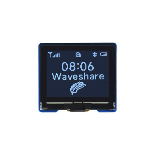 Waveshare 1.32インチ OLEDディスプレイモジュール、128×96解像度、16グレースケール、SPI / I2C通信