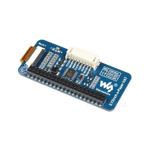 Waveshare 2.13&quot; E-Paper HAT (B)、250x122、赤/黒/白、SPI インターフェース