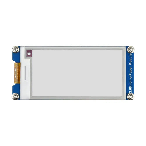 Waveshare 2.66インチ E-Paper E-Ink ディスプレイモジュール (B)、296×152、赤/黒/白、SPI