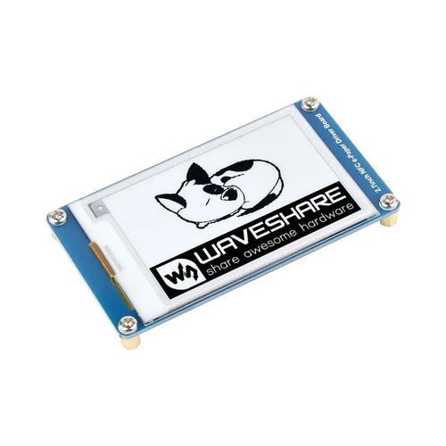Waveshare 2.7インチ パッシブ NFC 搭載電子ペーパー モジュール、バッテリーなし