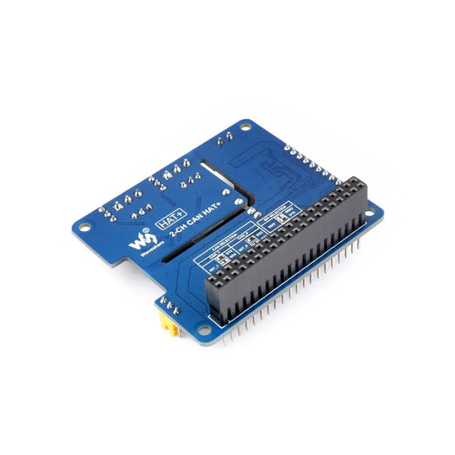 Waveshare 2 チャンネル絶縁 CAN バス拡張 HAT、Raspberry Pi 用、デュアル チップ ソリューション、スタック可能な設計