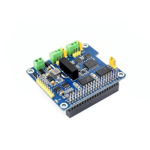 Waveshare 2 チャンネル絶縁 CAN バス拡張 HAT、Raspberry Pi 用、デュアル チップ ソリューション、スタック可能な設計