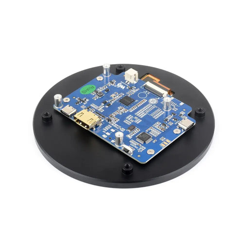 Waveshare 4インチ HDMI ラウンドタッチディスプレイ、720 × 720、IPS、10ポイントタッチ、ラウンドLCD