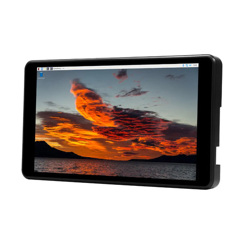 Waveshare 5.5インチ 静電容量式 タッチAMOLED、1080 x 1920、HDMI (Raspberry Pi 4B用、ケース付き)
