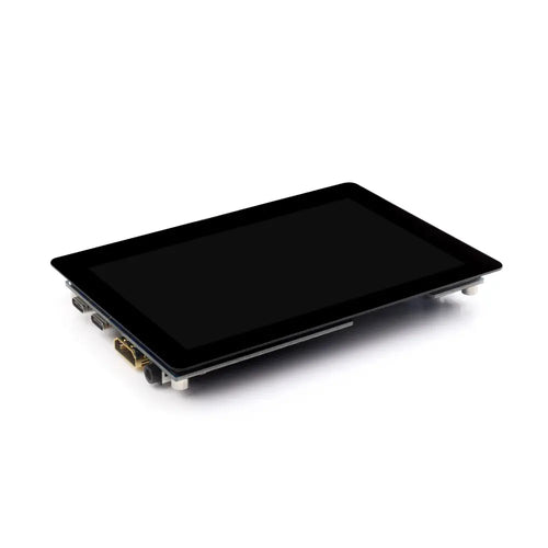 Waveshare 5インチ高輝度タッチスクリーン、1024x600ピクセル、強化ガラスパネル、HDMIインターフェース、IPSパネル