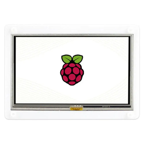 Waveshare 5インチ抵抗型タッチスクリーンLCD、バイカラーケース付き、800×480、HDMI、低消費電力