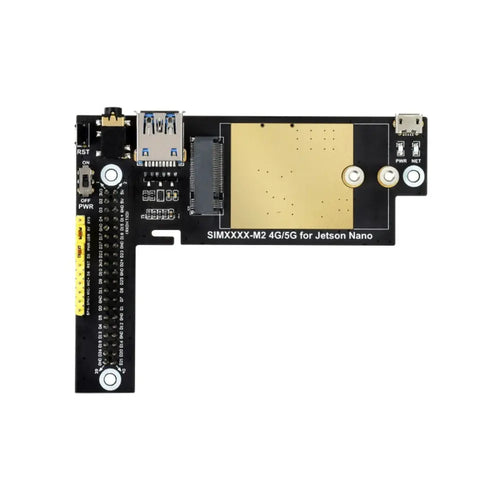 Waveshare 5G/4G/3G モジュール、Jetson Nano 用に設計、マルチモード マルチバンド (SIM8202G-M2、EU)