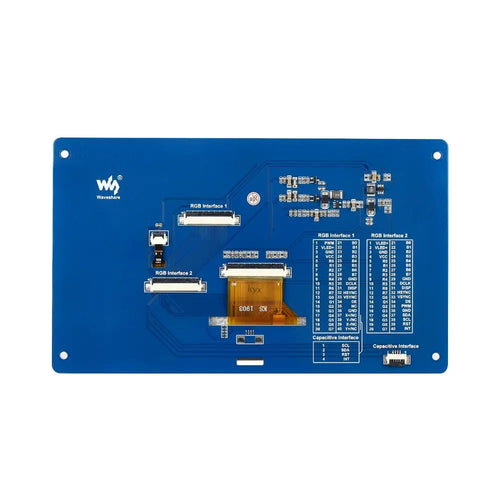 Waveshare 7インチ 静電容量式タッチLCD (G) 800 × 480