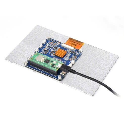 Waveshare 7インチ DVI ディスプレイ モジュール、Raspberry Pi Pico 用、IPS パネル、1024×600 ピクセル、DVI インターフェイス通信