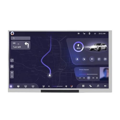 Waveshare 7インチ IPS/QLED 統合ディスプレイ、1024 × 600、薄型軽量設計