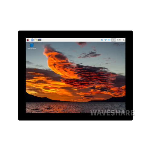 Waveshare 8インチ 静電容量式タッチディスプレイ、768×1024、HDMIインターフェース、IPSパネル、10ポイントタッチ