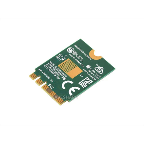 Waveshare AW-CB375NF デュアルバンド ワイヤレス NIC、2.4G/5GHz WiFi 5、RTL8822CE-CG コア、Bluetooth 5.0 &amp; BLE