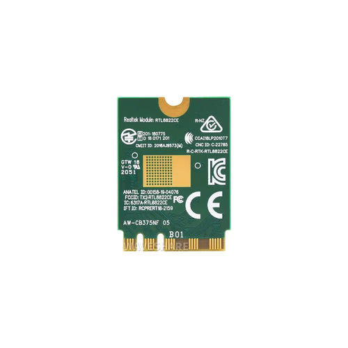Waveshare AW-CB375NF デュアルバンド ワイヤレス NIC、2.4G/5GHz WiFi 5、RTL8822CE-CG コア、Bluetooth 5.0 &amp; BLE