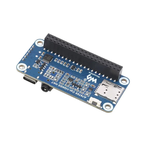 Waveshare Cat-1/GSM/GPRS/GNSS HAT for Raspberry Pi、A7670E モジュールベース、LTE Cat-1/2G サポート、GNSS