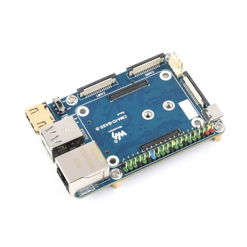 Waveshare CM4-IO-BASE-B + USB HDMI アダプター、Raspberry Pi Compute Module 4 用 (ボードのみ)