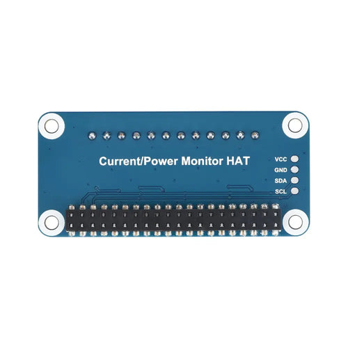 Waveshare 電流/電圧/電力モニター HAT、Raspberry Pi 用、4 チャンネル、I2C/SMBus