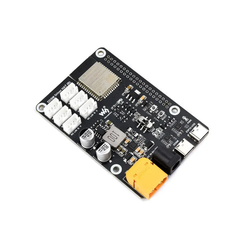 Waveshare DDSM ドライバー HAT (B)、DDSM400 ハブモーター、ESP32、2.4G WiFi、Type-C、UART 用