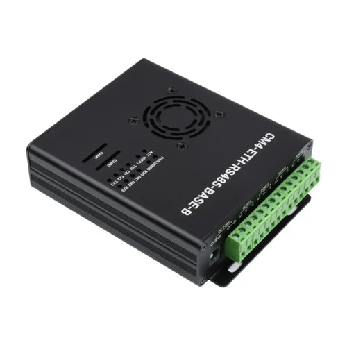 Waveshare デュアル ETH ミニコンピュータ、Raspberry Pi Compute Module 4 (別売)、ギガビット イーサネット、4CH 絶縁 RS485
