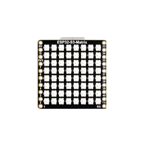 Waveshare ESP32-S3 開発ボード、オンボード 8 RGB LED マトリックス &amp; QMI8658 姿勢センサー、Wi-Fi / Bluetooth LE