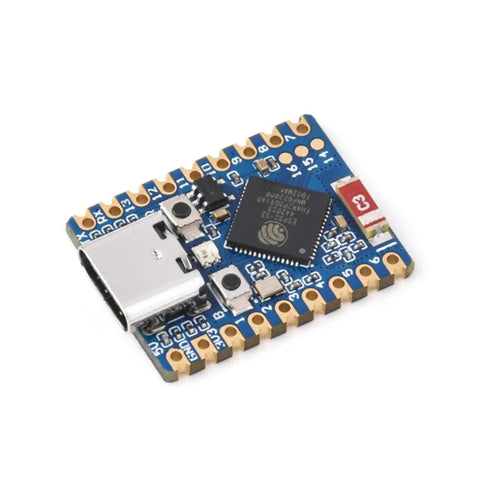 Waveshare ESP32-S3 ミニ開発ボード、ESP32-S3FH4R2 デュアルコア、240MHz、2.4GHz Wi-Fi および Bluetooth 5 ベース (ヘッダーなし)