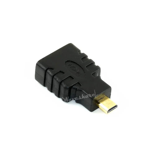 Waveshare HDMI メス - Micro HDMI オス アダプター (Raspberry Pi 4B 用)