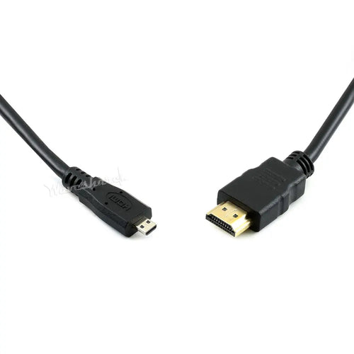 Raspberry Pi 4B 用 Waveshare HDMI - Micro HDMI ケーブル