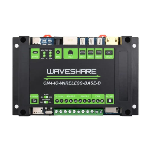 Waveshare 産業用 IoT 5G/4G ワイヤレス拡張モジュール (Raspberry Pi CM4 用、UPS モジュール、オンボード M.2 スロット付き)