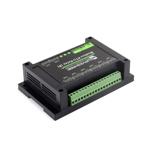 Waveshare 産業用 Modbus RTU 8 チャンネル リレー モジュール (B) RS485 インターフェイス、7~36V 電源付き