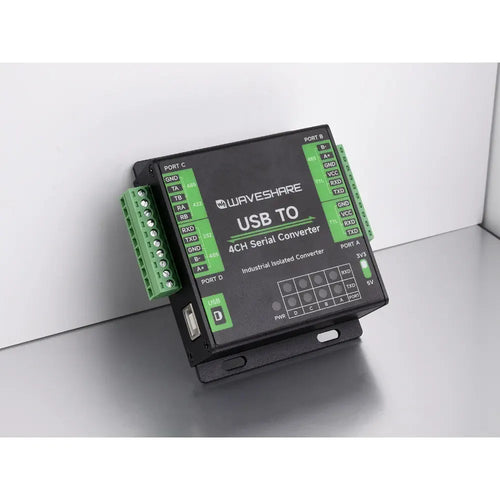 Waveshare 産業用 USB から 4 チャンネル シリアル コンバータ、オリジナル FT4232HL チップ、USB から RS232/485/422/TTL をサポート