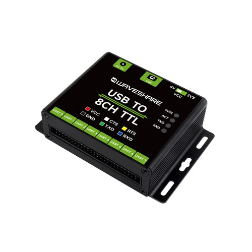 Waveshare 産業用 USB から 8CH TTL へのコンバーター、USB から UART、マルチ保護回路、USB から TTL へのアダプター