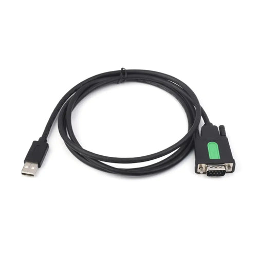 Waveshare 産業用 USB - RS232 シリアル アダプタ ケーブル、USB タイプ A - DB9 メス ポート、FT232RL チップ、長さ 1.5 m
