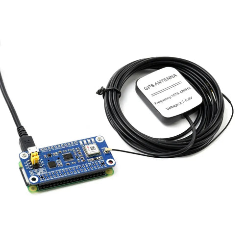 Waveshare MAX-M8Q GNSS HAT for Raspberry Pi、マルチコンステレーション受信機サポート、GPS、Beidou、Galileo、GLONASS