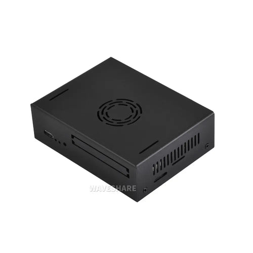 Waveshare VisionFive2 ボード用メタルケース (別売)、冷却ファン付き、ミニコンピュータケース