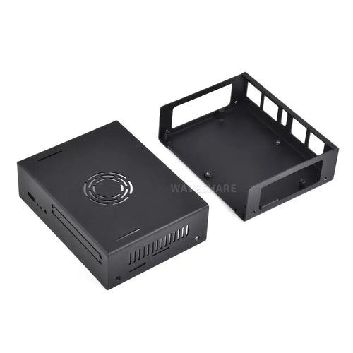 Waveshare VisionFive2 ボード用メタルケース (別売)、冷却ファン付き、ミニコンピュータケース