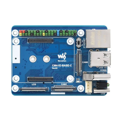 Raspberry Pi CM4 用 Waveshare ミニコンピューター アドバンス バージョン (ボード、ケース、EU 電源)