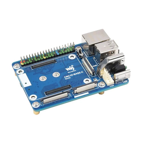 Raspberry Pi CM4 用 Waveshare ミニコンピューター アドバンス バージョン (ボード、ケース、EU 電源)