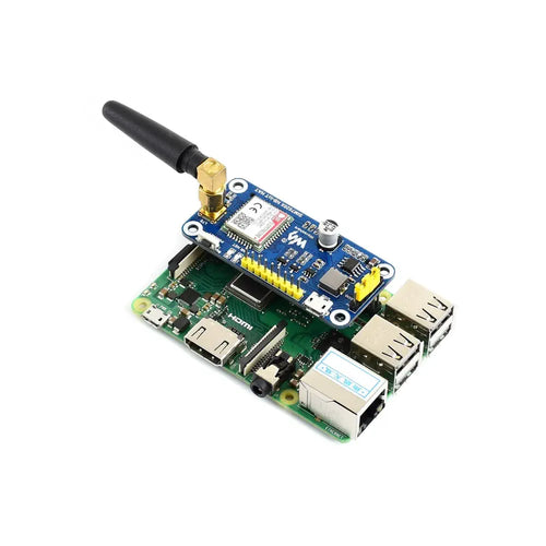 Raspberry Pi 用 Waveshare NB-IoT HAT (ヨーロッパ、アジア、アフリカ、オーストラリア)