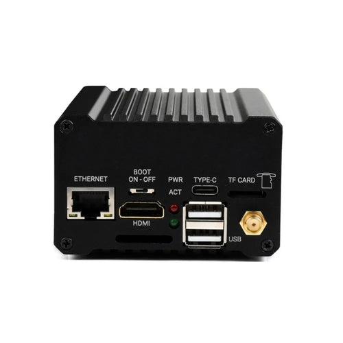 Waveshare ネットワーク接続ストレージ (NAS) オールインワン ミニコンピューター、Raspberry Pi CM4 用 (CM4 モジュールなし、EU プラグ)