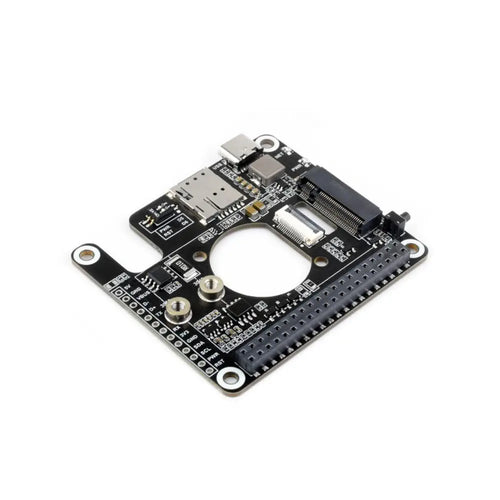 Waveshare PCIe to 5G/4G/3G HAT、Raspberry Pi 5用、3042/3052パッケージSIMCom/Quectel 5Gと互換性あり (RM530N-GL)