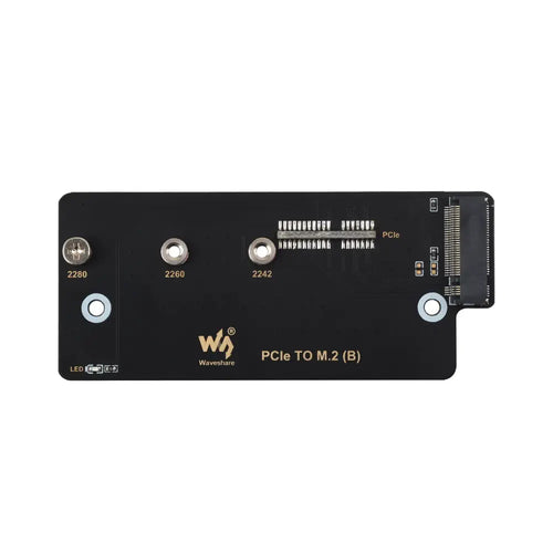 Waveshare PCIe から M.2 へのアダプタ (B)、NVMe プロトコル M.2 ソリッド ステート ドライブをサポート、高速読み取り/書き込み、CM4 (Raspberry Pi Compute Module 4 をサポート)