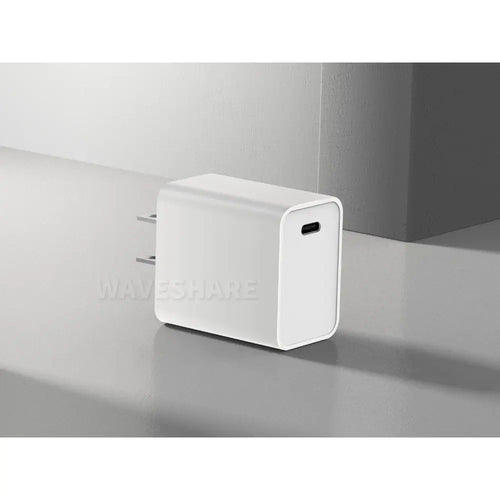 Waveshare PD20W 急速充電器、USB Type-C 壁掛け充電器ブロック、US プラグ