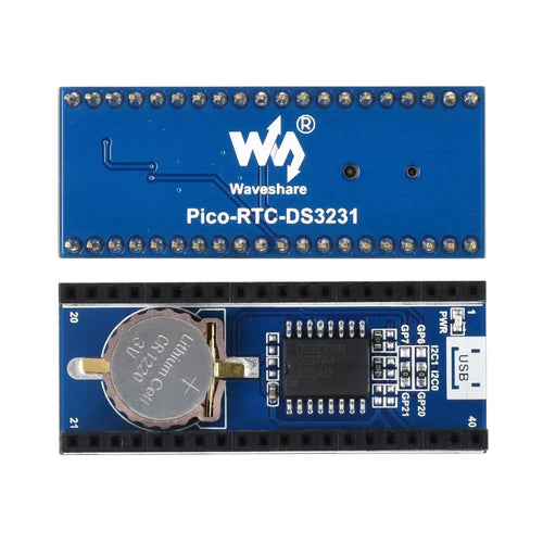 Waveshare 高精度 RTC モジュール、Raspberry Pi Pico 用、オンボード DS3231 チップ