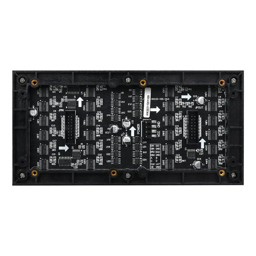 Waveshare RGB フルカラー LED マトリックス パネル、3mm ピッチ、64×32 ピクセル、明るさ調整可能
