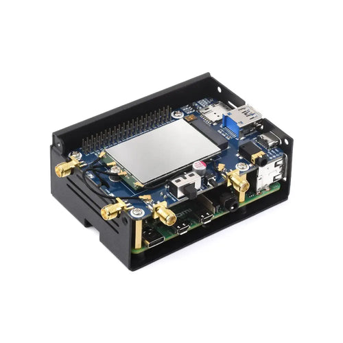 Waveshare RM500U-CNV 5G HAT for Raspberry Pi、クアッドアンテナ LTE-A、マルチバンド、5G/4G/3G (ケース、EU)