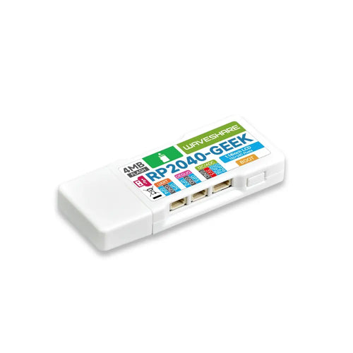 Waveshare RP2040-GEEK 開発ボード、RP2040 マイクロコントローラベース、1.14 インチ 65K カラー LCD 搭載