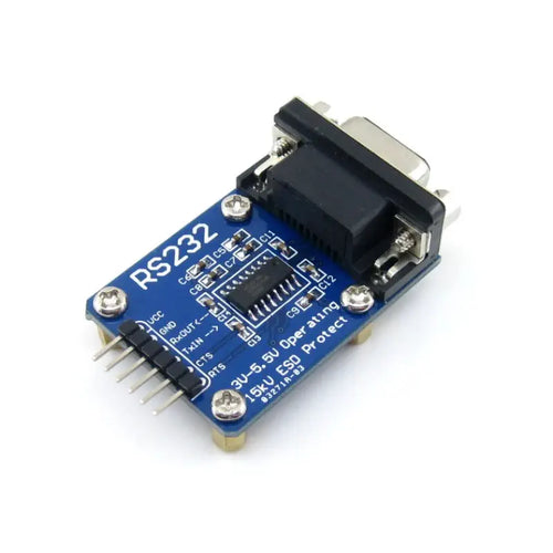Waveshare RS232 通信ボード SP3232、3V-5.5V、ESD 強化、ハードウェア フロー制御